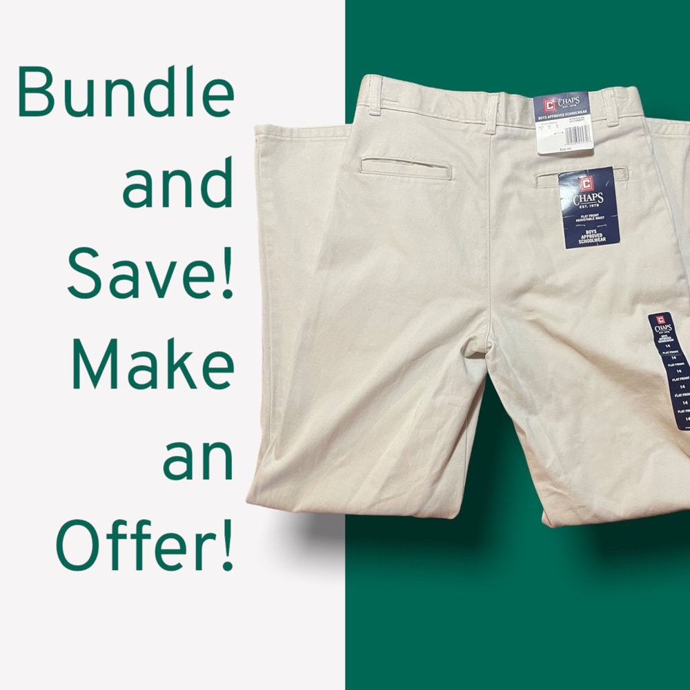 $ale! NWT Chaps Boys Approved Schoolwear